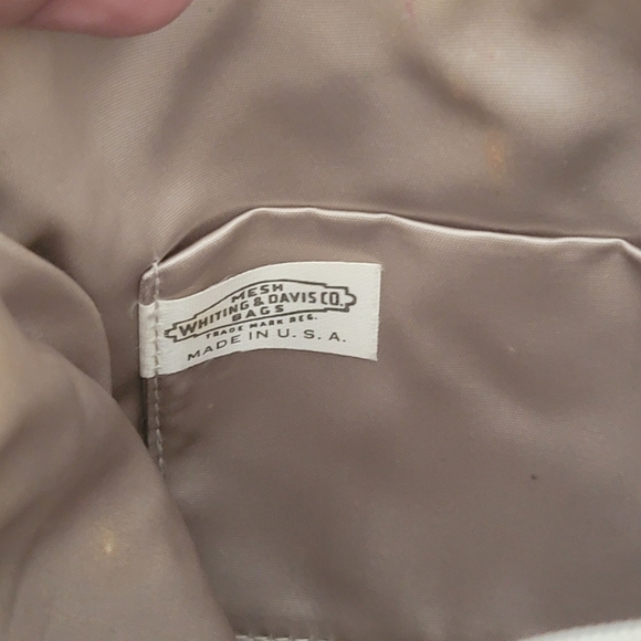 Whiting & Davis Co Silver Mesh Evening Bag - Picture 8 of 15